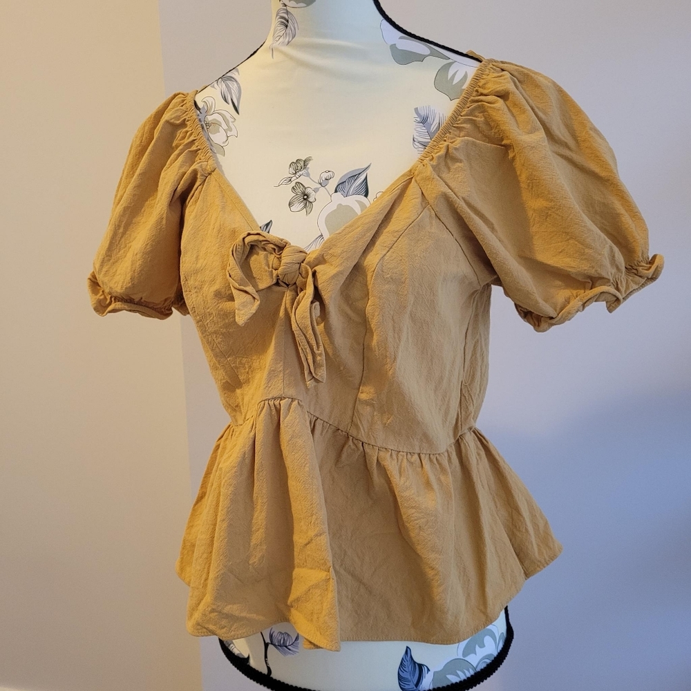 Sienna sky - Peasant blouse